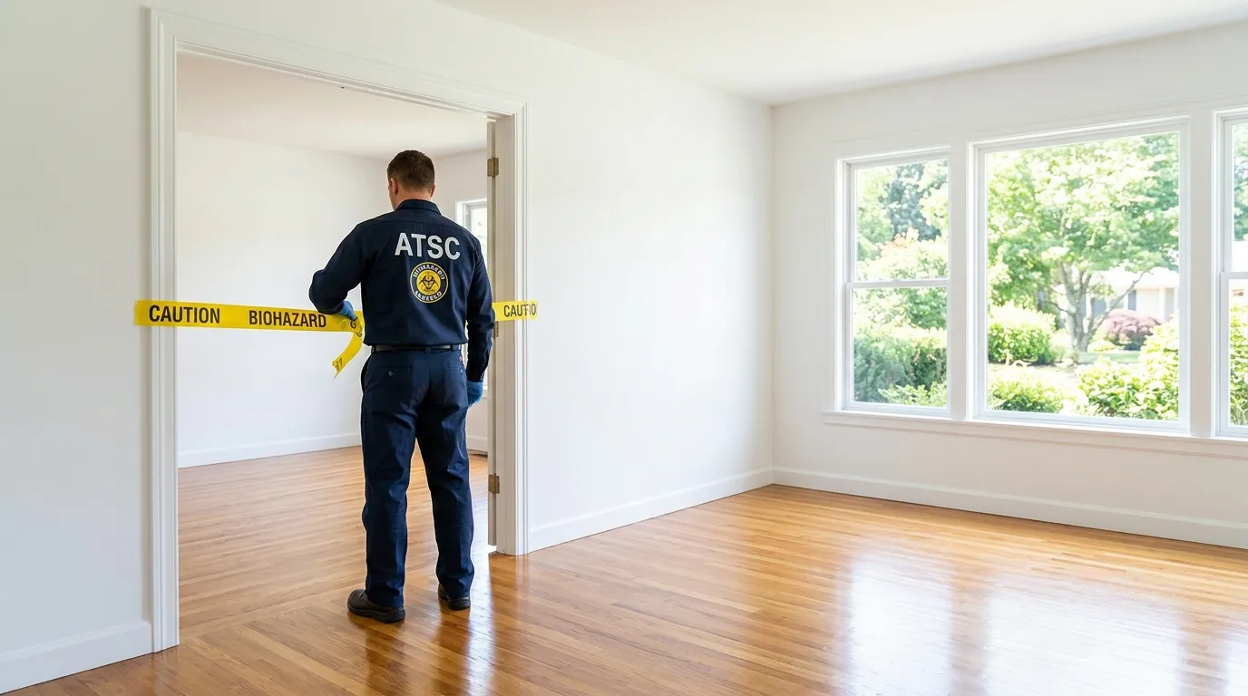 Certified biohazard cleanup crew performing Decomposition Cleanup in Mission Viejo